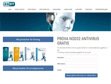 Tablet Screenshot of nod32.se